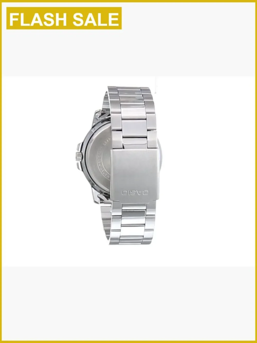 Men's Stainless Steel Analog Watch, Japanese Quartz, Date Display, Water